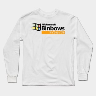 Binbows vaporwave Long Sleeve T-Shirt